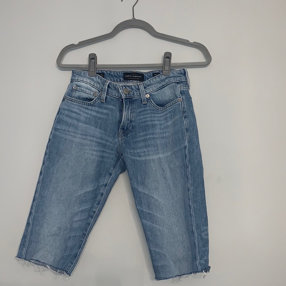 Lucky Brand Cutoff Denim Shorts Sz 24